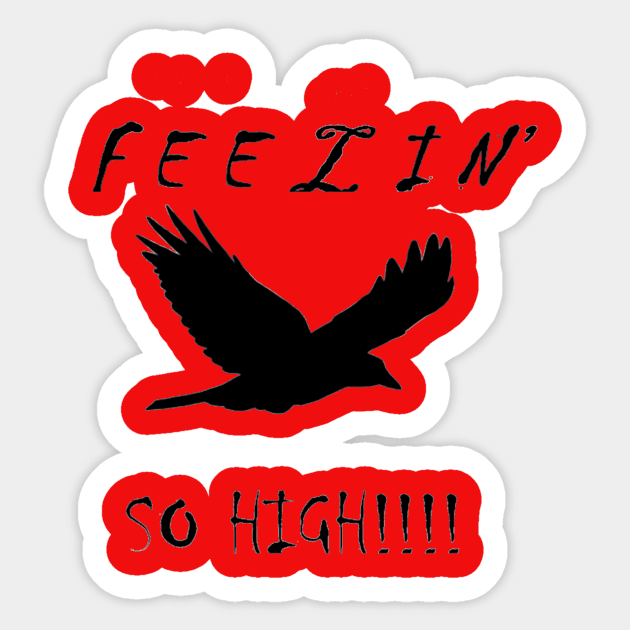 FEELING HIGH Sticker by ssavage1976